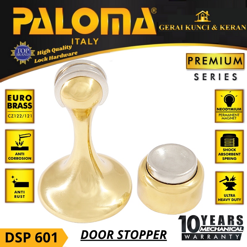 PALOMA DSP 601 Penahan Pintu DOOR STOPPER  MAGNET GOLD