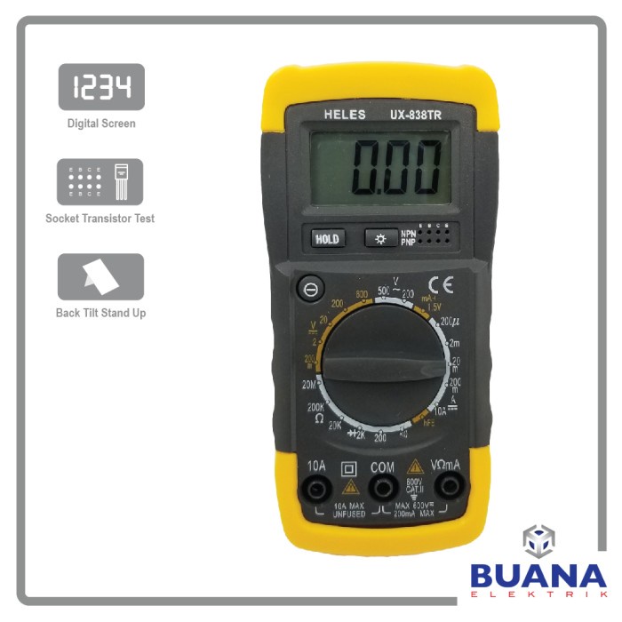 Multitester Heles UX 838 Digital