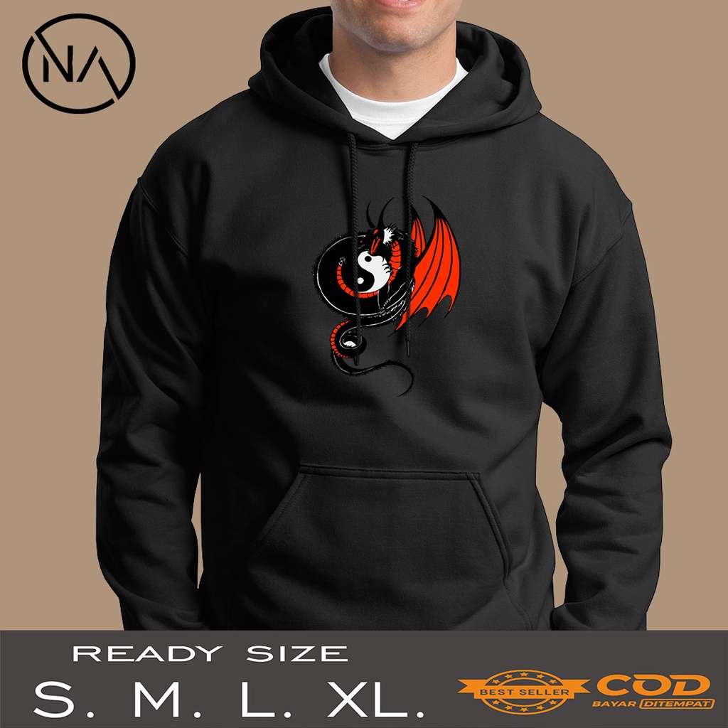 JAKET HODDIE YIN & YANG