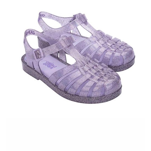 Melissa Possession + Collina Strada AD Glitter Lilac