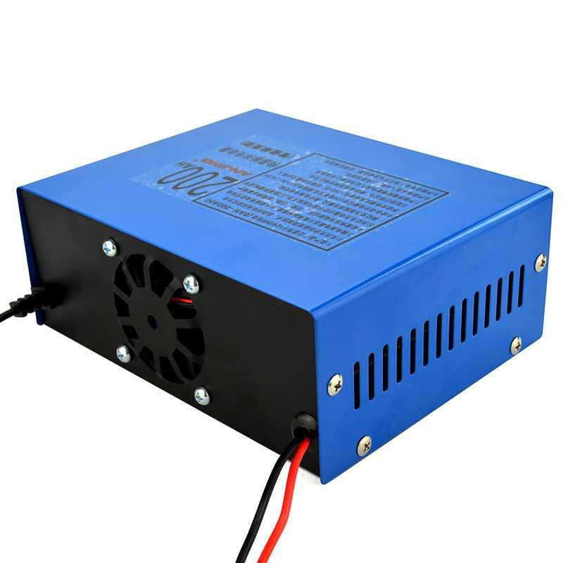 ANJING Charger Aki Mobil Lead Acid 130W 12V/24V 6-200AH - AJ-618E - Blue