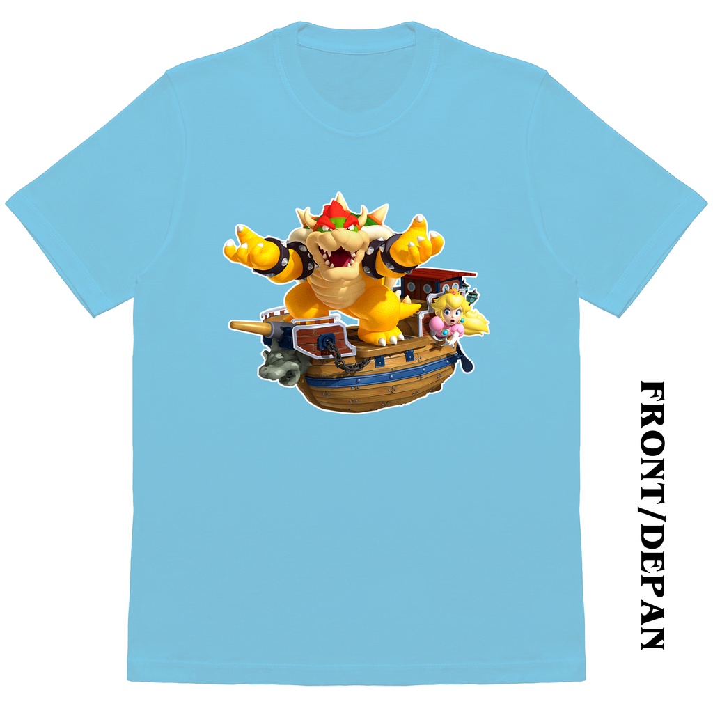 T-SHIRT SUPER MARIO BROS (BOWSER 4) | KAOS | CUSTOM