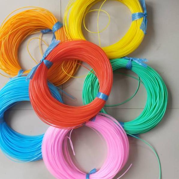 GROSIR_JAKARTA Sedotan Selang kecil panjang per gulung ikat micro ES anak unik 2mm warna warni Ready