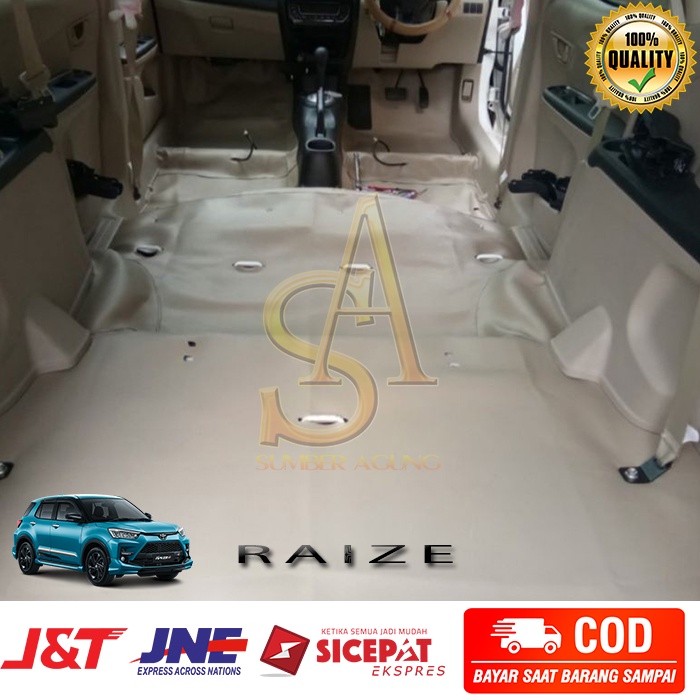 Karpet Dasar Peredam Mobil Toyota Raize