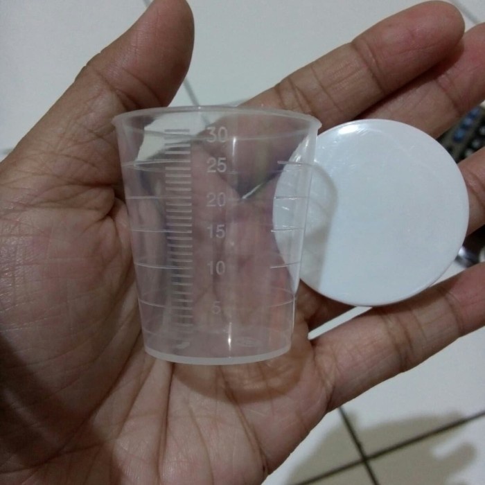 [Gelas Takar] Gelas Takar 30Ml Gelas Ukur 30Ml Gelas Tes Urine [Pengukur]