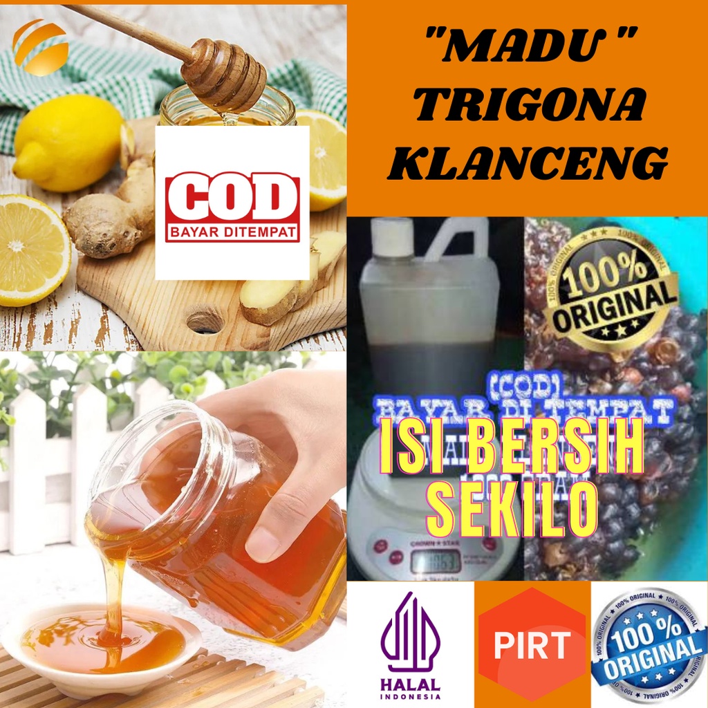 

COD Madu Klanceng lebah klanceng 1000 gram original termurah terlaris halal pirt bergaransi madu kesehatan