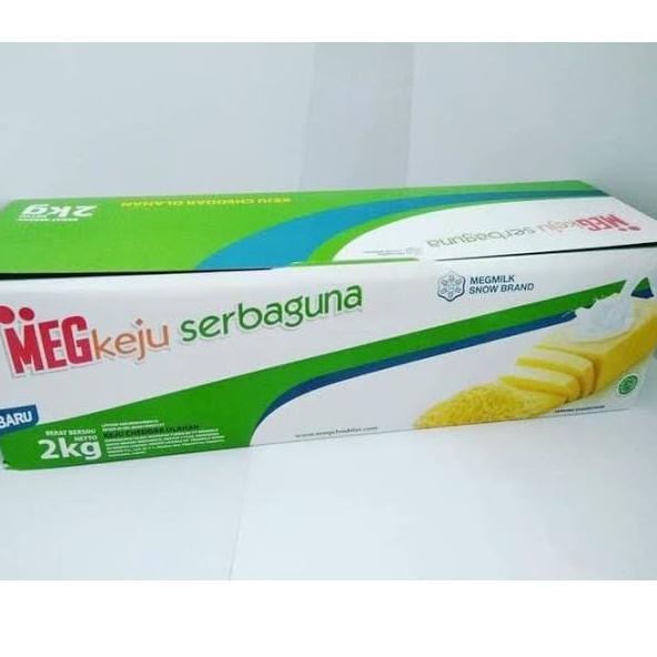 

☛ Keju Cheddar - Cheese Cheddar Meg Serbaguna 2kg ❃