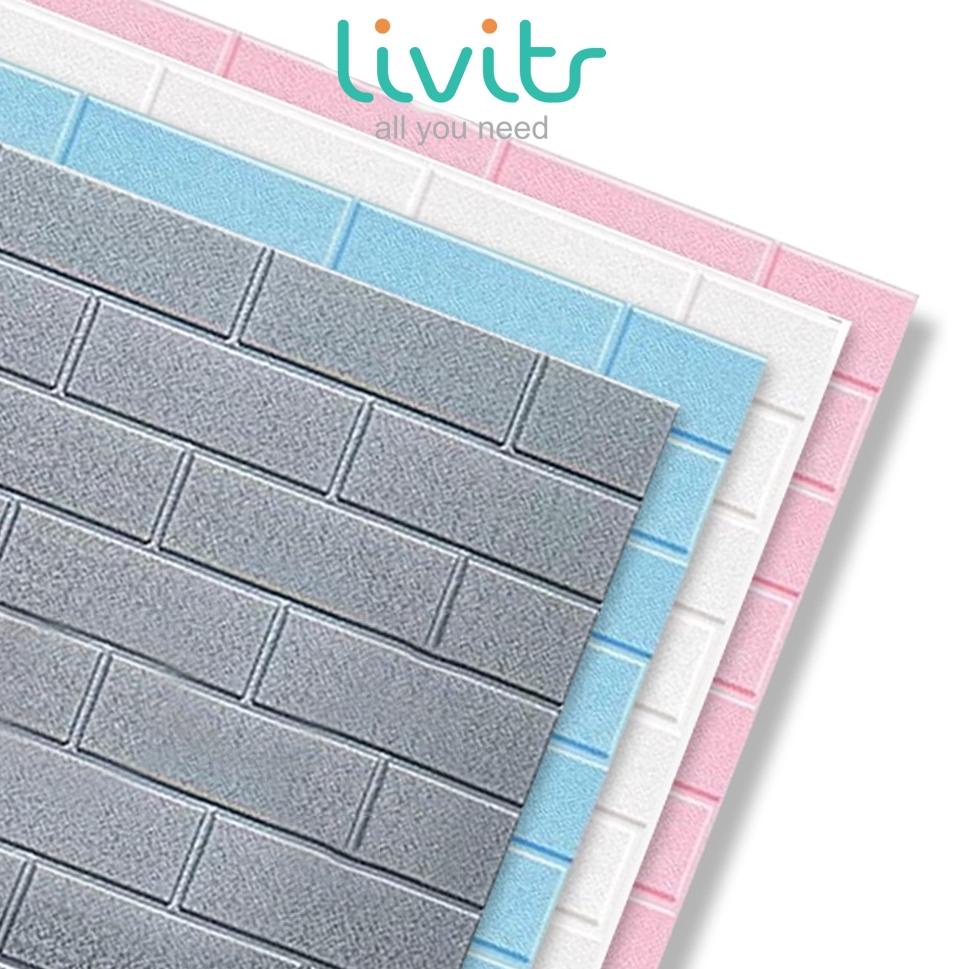 [spin1] WALLPAPER 3D XPE FOAM BATA RATA POLOS | 3D WALL FOAM | WALLPAPER STIKER TEMBOK