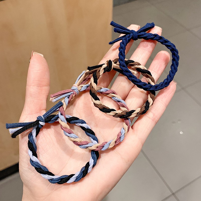 Ikat Rambut Korea Wanita Kepang Model Gelang 1 Pcs