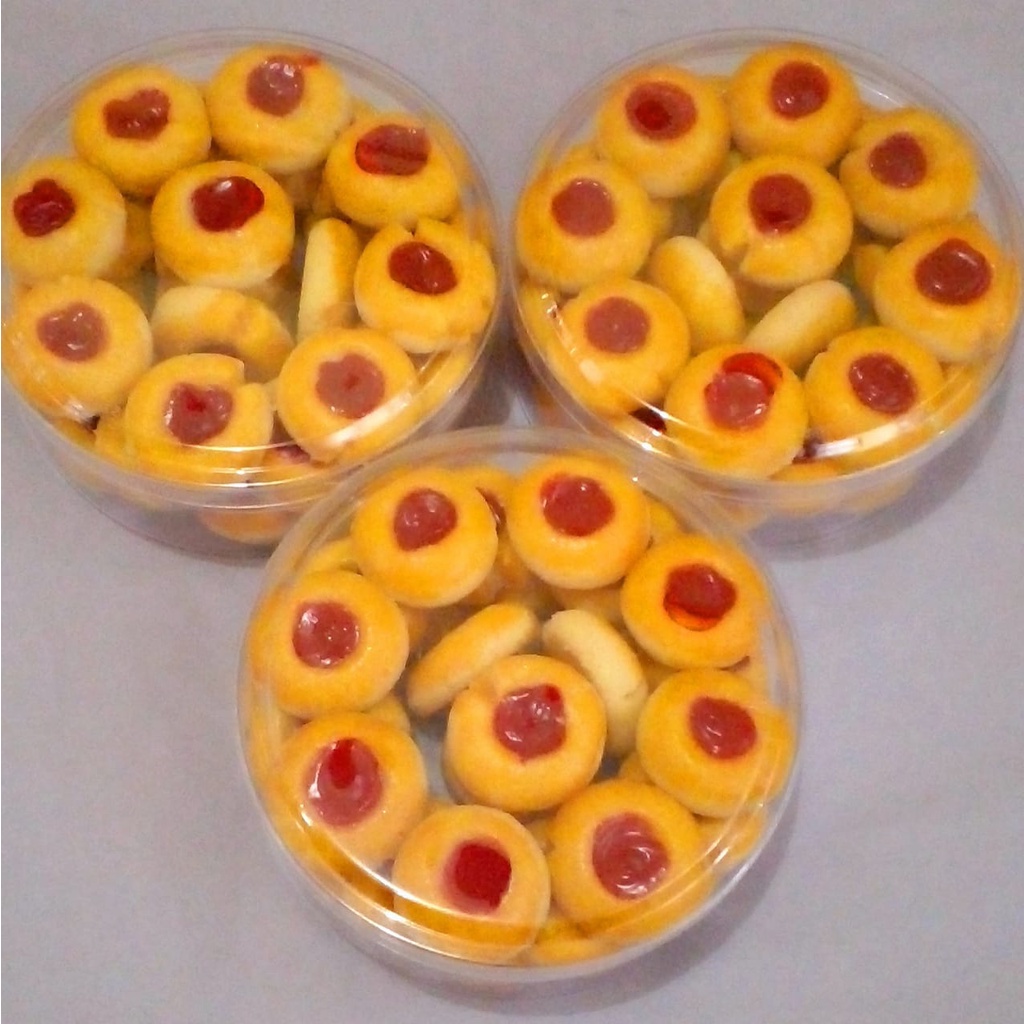 

Kue Kering Thumbprint strawberry, Kue Lebaran Thumb Print Selai Strawberry