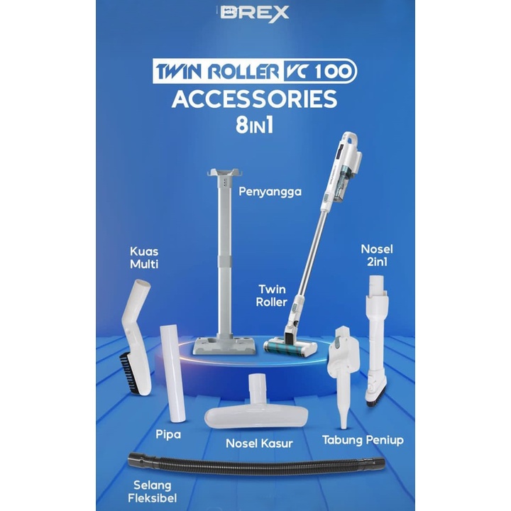 BREX - CORDLESS VACUUM CLEANER 3 IN 1 VC 100 / VC 200