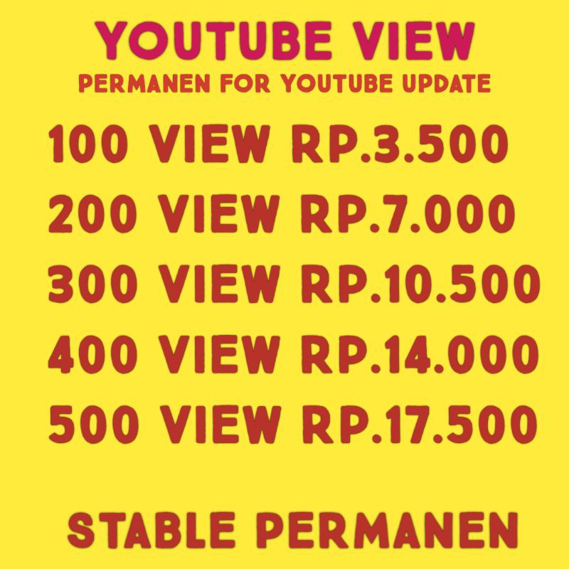 YouTube Viewers Murah
