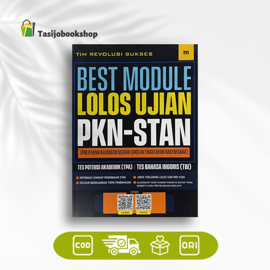 Buku kumpulan Soal-soal Psikotes: Best Module Lolos Ujian PKN STAN