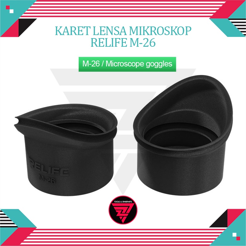 Karet Lensa Mikroskop Lengkung Relife M-26