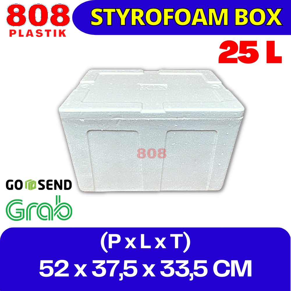 

Styrofoam Box 25 Kg / Kotak Sterofoam Box Ikan 25 L (52 X 37 X 33 CM) - 25 Liter