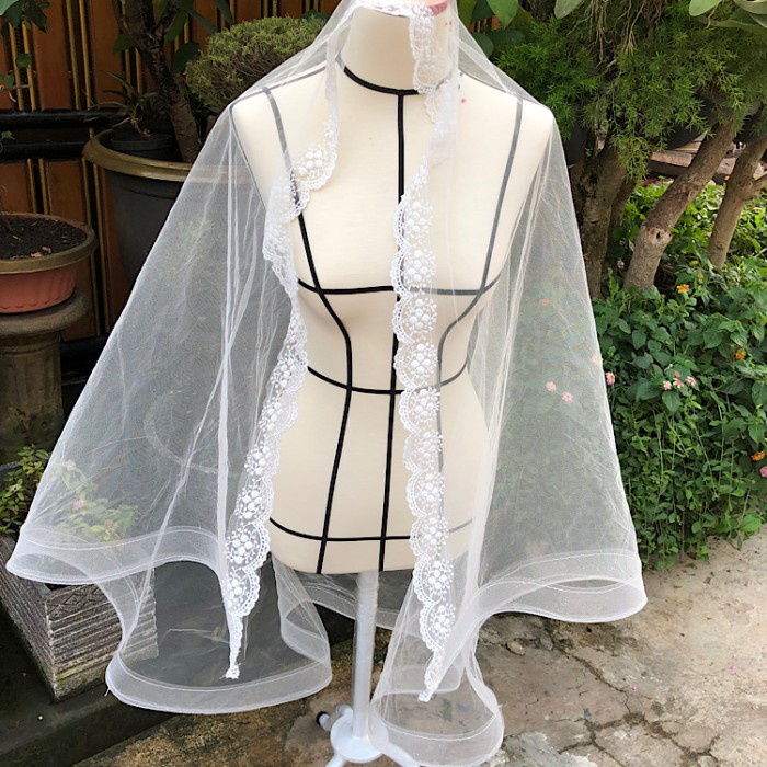 Best Seller Sarkara Wedding Veil 10 Renda Bunga Yr