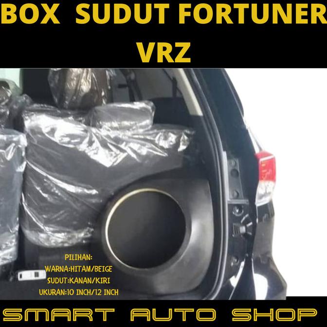 Box Sudut Full Mdf 18Mm Subwoofer Audio Mobil 12 Inch Fortuner Vrz