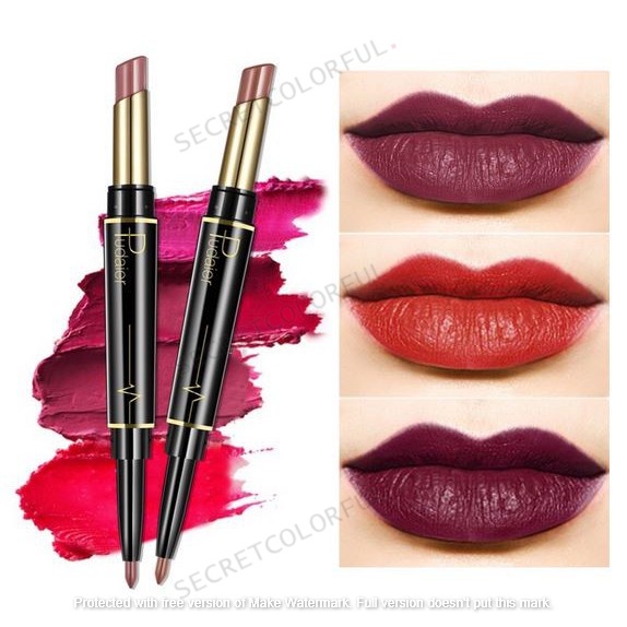 Pudaier Double Matte Pencil Lipstick 2 in 1