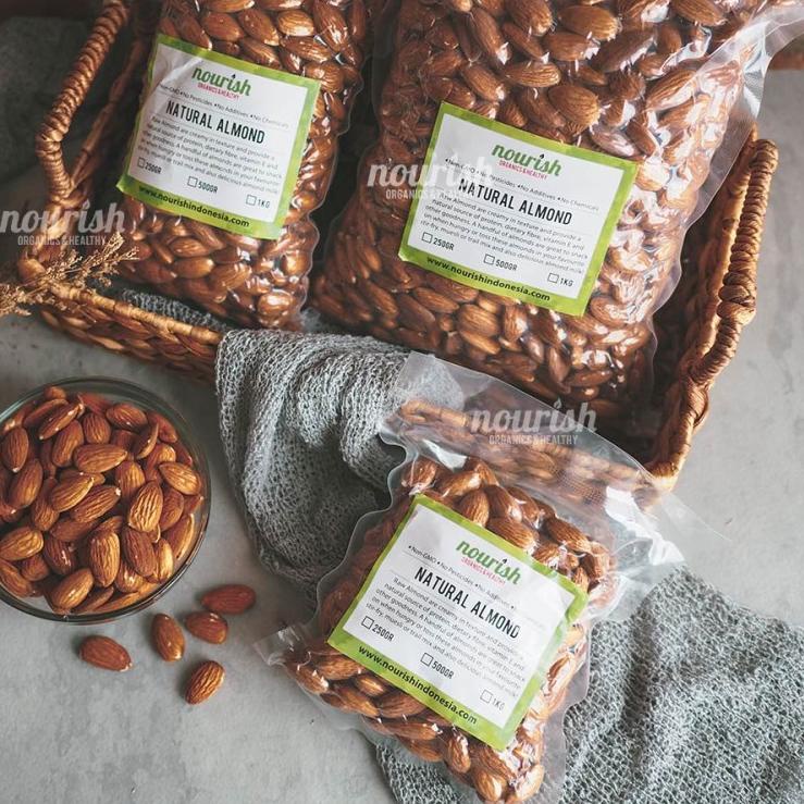 

™ Natural Raw Whole Almond (1KG) ☞