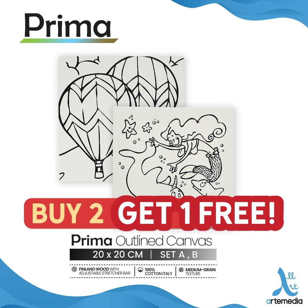 

Kanvas Lukis Bergambar Prima Outlined 20x20cm Cotton Canvas