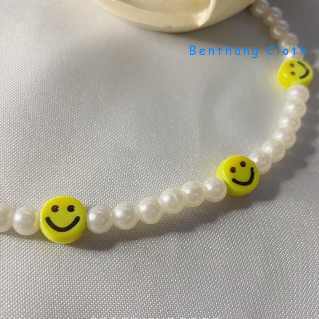 Smile Pearl Necklace | Kalung Mutiara | Gelang Mutiara - Satu Set