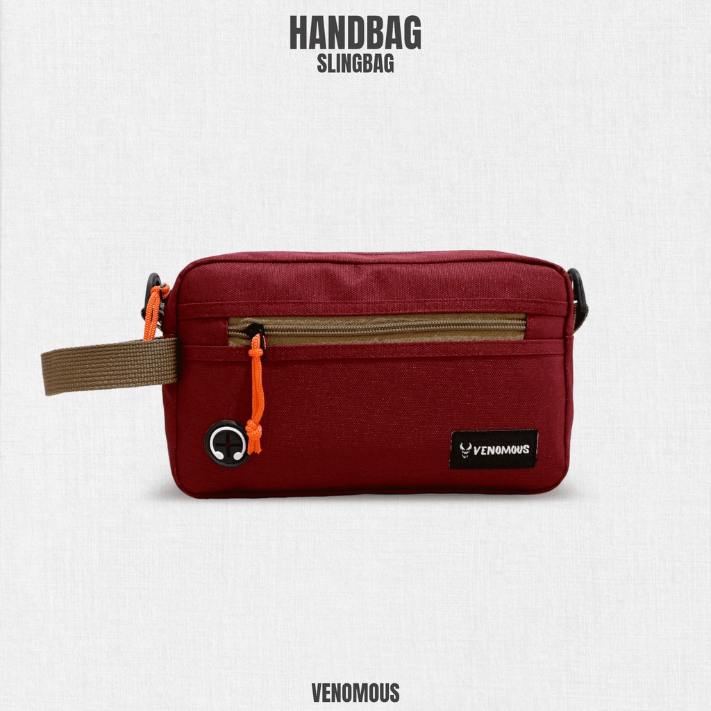 Tas Selempang Slingbag Madie Venomous - Maroon