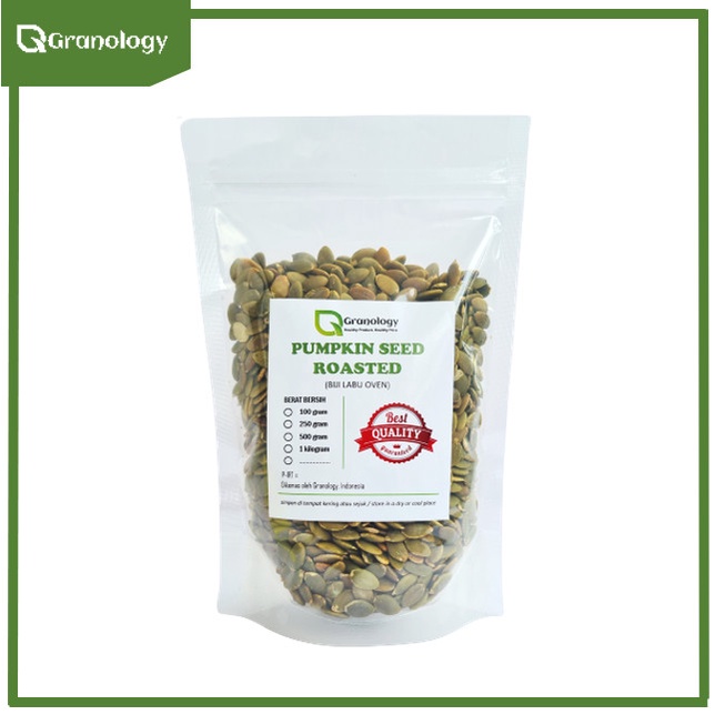 

[Bisa COD] Biji Labu Oven / Roasted pumpkin Seed (500 gram) by Granology