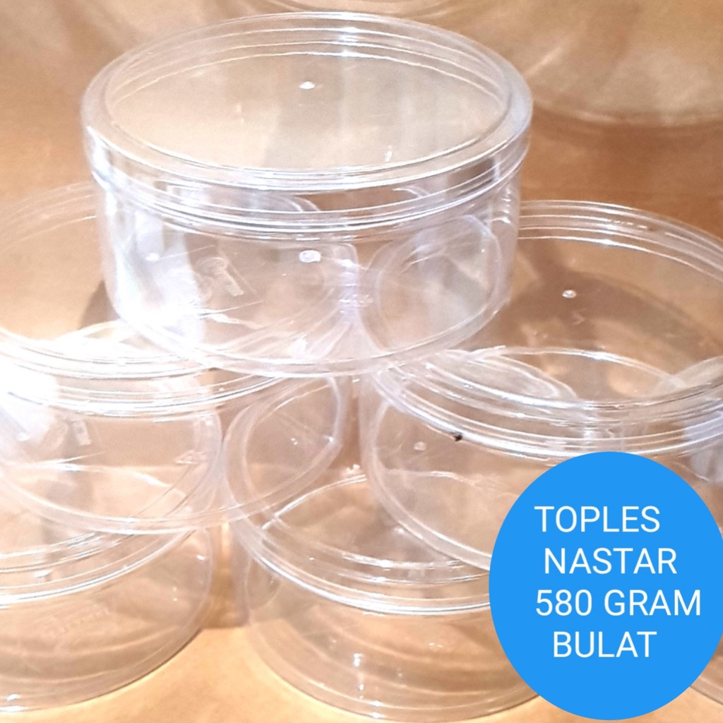 Toples Plastik 500 gr   (12 pcs) / Tempat Nastar / LUSIN / KAPASITAS 500 / 580 GRAM KUE NASTAR /  TOPLES KUE