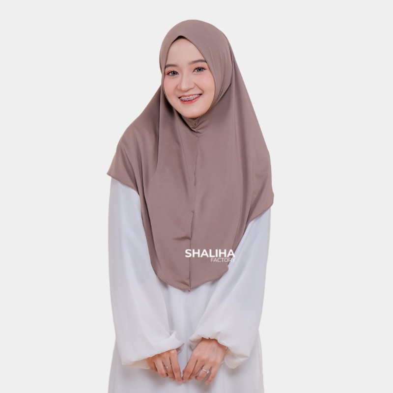 ShalihaFactory - Jilbab Instan Jersey Anti Tembem Non Pet | Daisy Hijab Instan