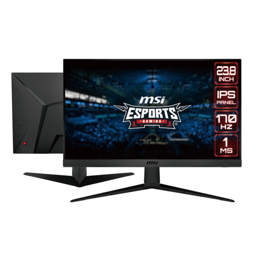 Monitor LED MSI G2412 24&quot; IPS 170Hz 1ms HDMI DP VESA FreeSync 100x100