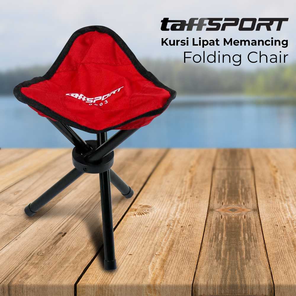 (BISA COD) FTIHSHP  Kursi Lipat Memancing Folding Legged Beach Stool Chair - A0003