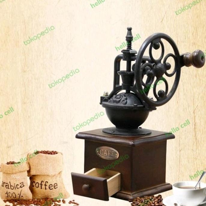 Alat Penggiling Kopi Klasik Manual Cafe Coffee Grinder