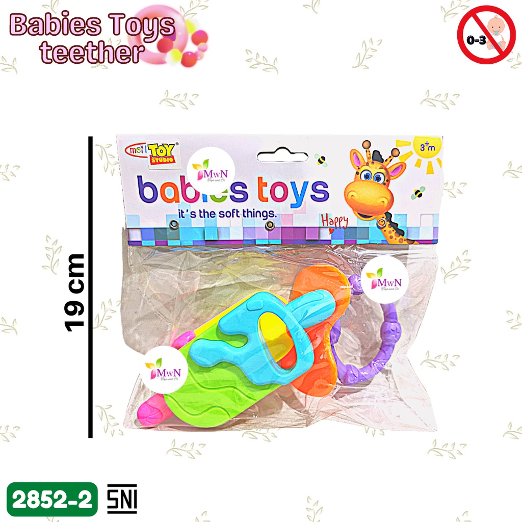 MWN Mainan Gigitan Bayi Teether isi 3pc 2852-2