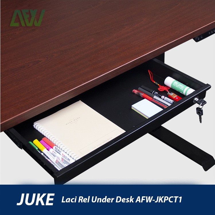 JUKE Laci Bawah Meja Portable Under Desk Drawer Organizer Rel Laci