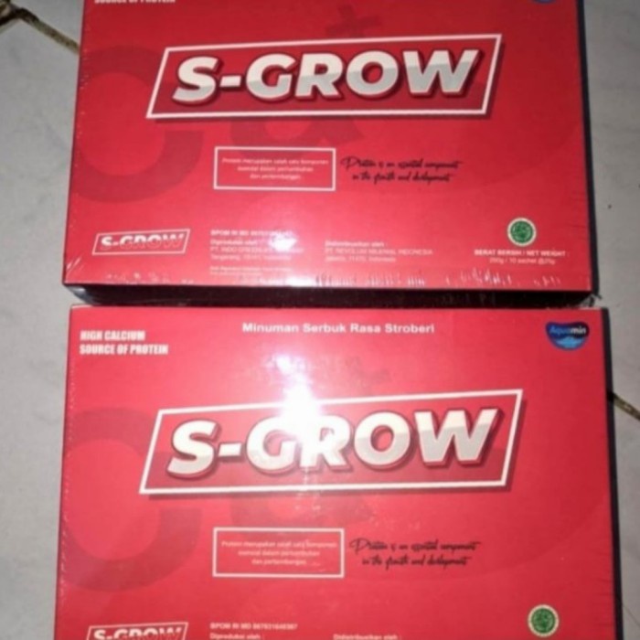 

S-GROW SUSU MURNI MEMBANTU MENINGGIKAN BADAN 100% ORIGINAL