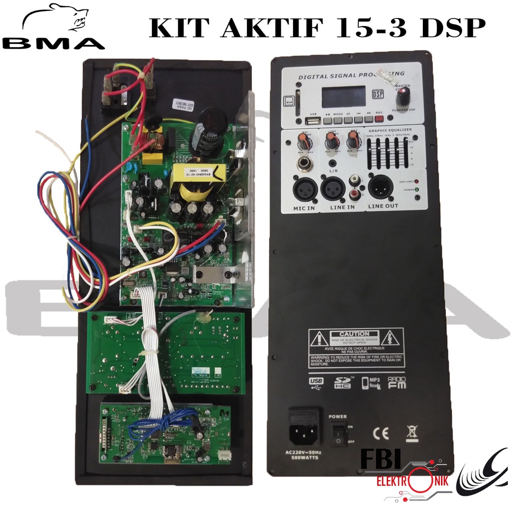 Kit Aktif 15-3+DSP 200 / Power Kit Aktif / Modul Kit Aktif