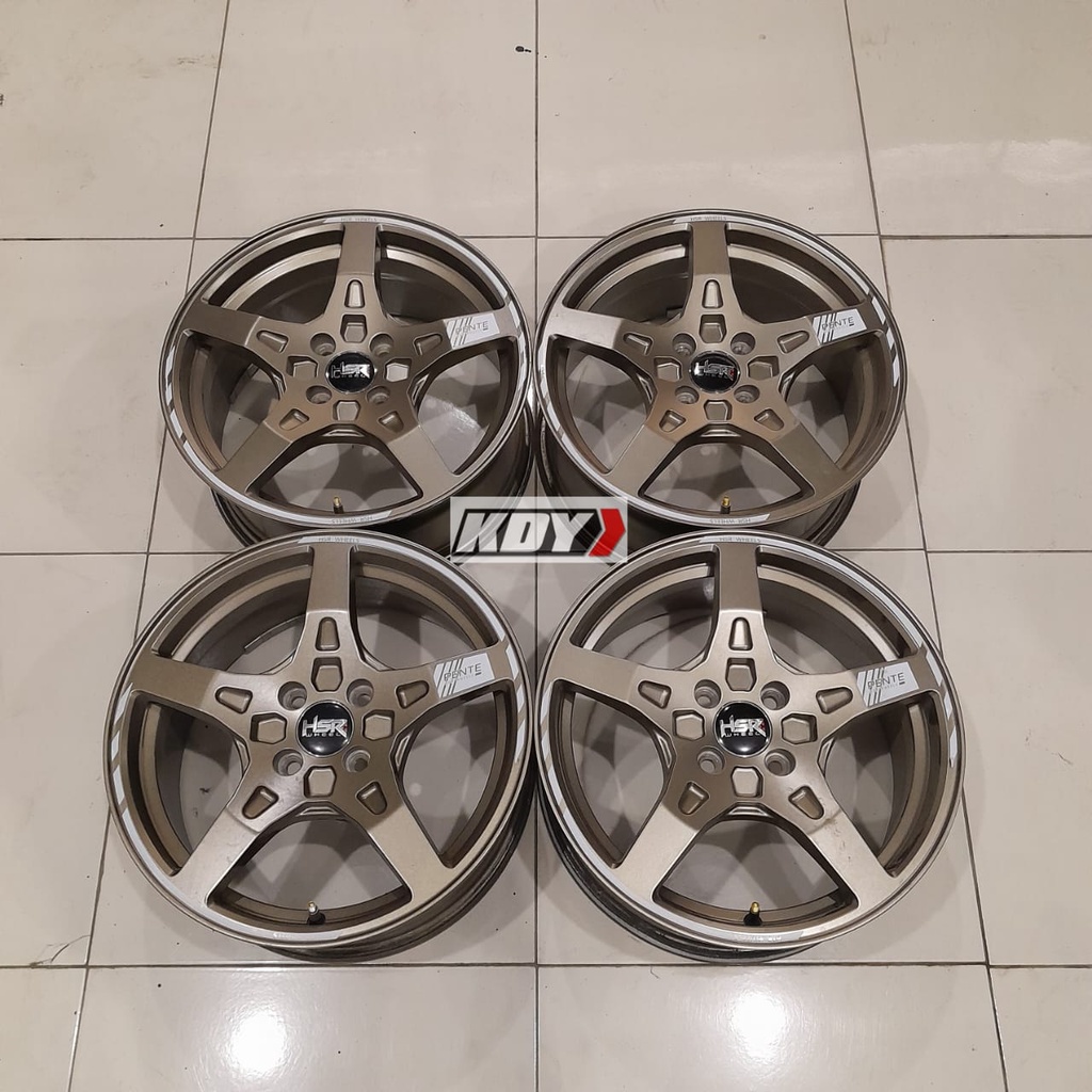 VELG RACING MOBIL BEKAS MURAH HSR PENTE RING 16 BRIO JAZ CITY SWIFT