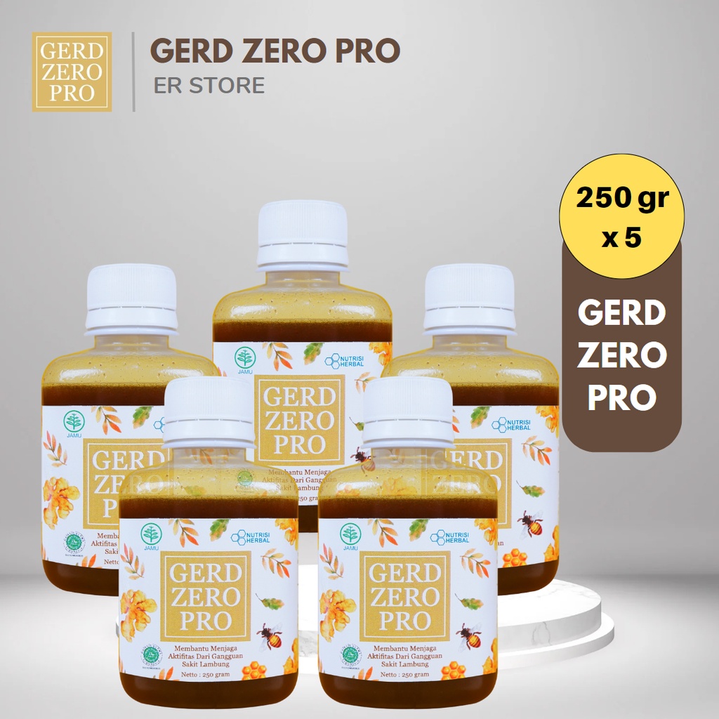 GERD ZERO PRO Madu Obat Asam Lambung Maag Gerd Original