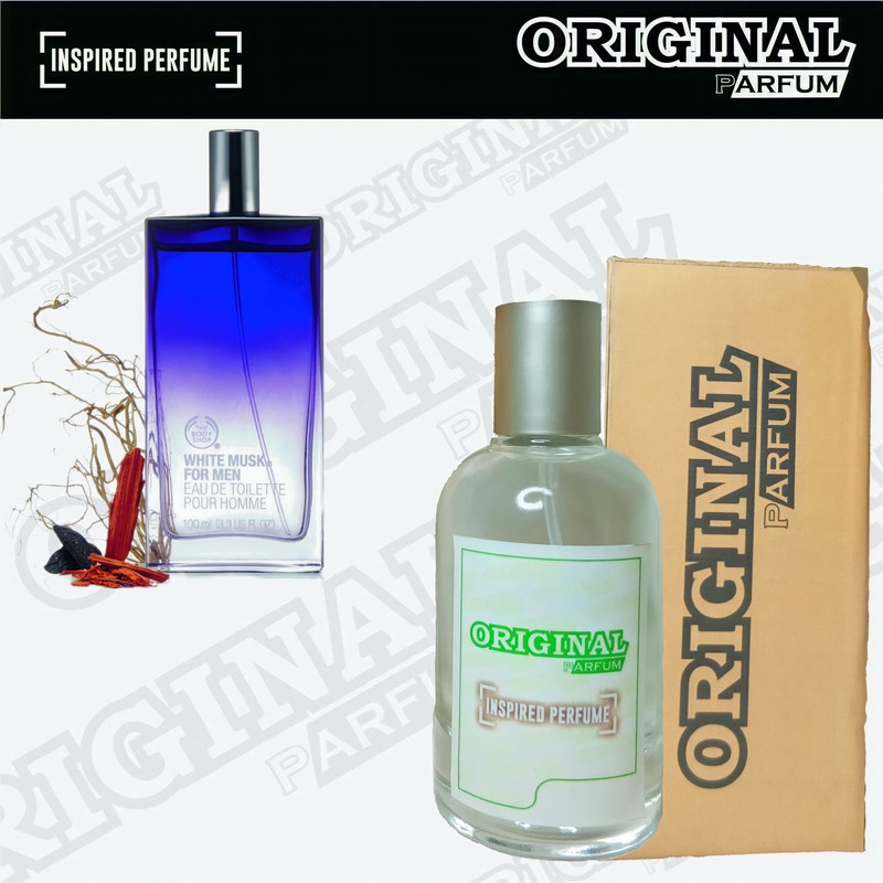 Body shop white musk men by Original Parfum parfume perfume minyak wangi inspirasi inspired isi ulan