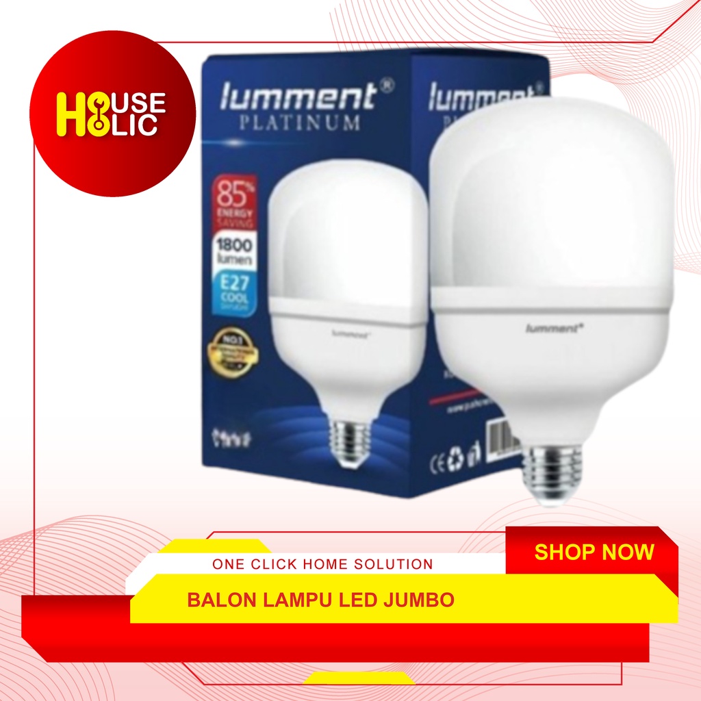 Balon Lampu Led Bulb Lamp Platinum / Bohlam Jumbo 5 10 15 20 60 Watt