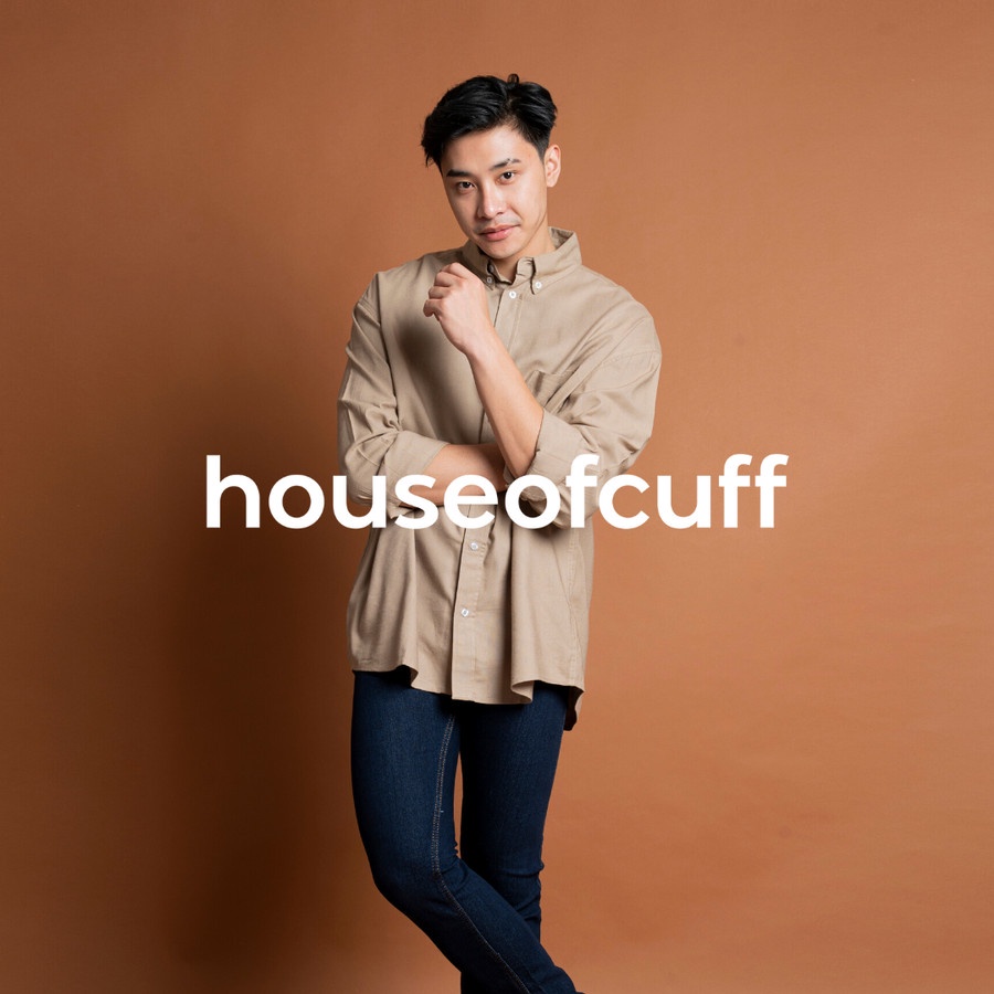 Houseofcuff Kemeja Pria Oversize/Outer Linen Look Unisex Krem