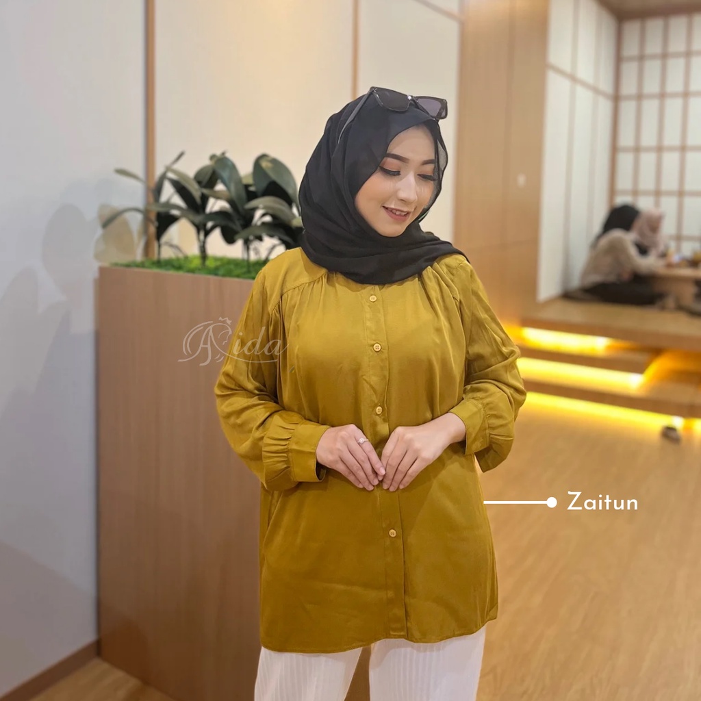 Agnia Blouse Rayon Twill Grade A