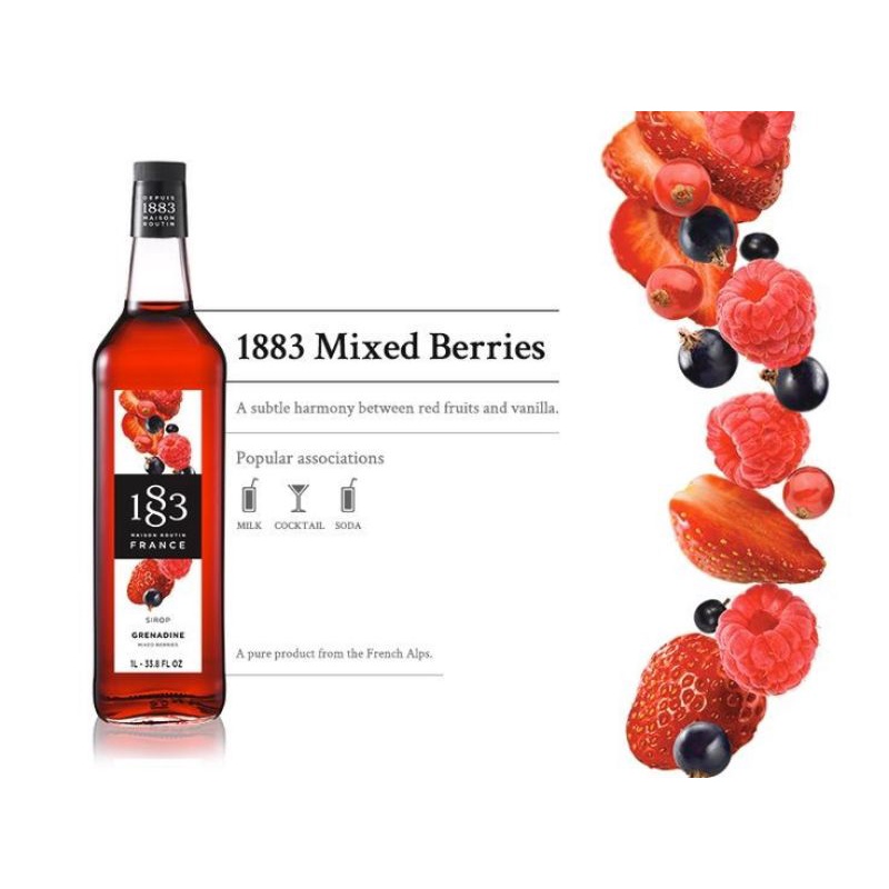 

1883 syrup Mix berry grenadine 1 liter