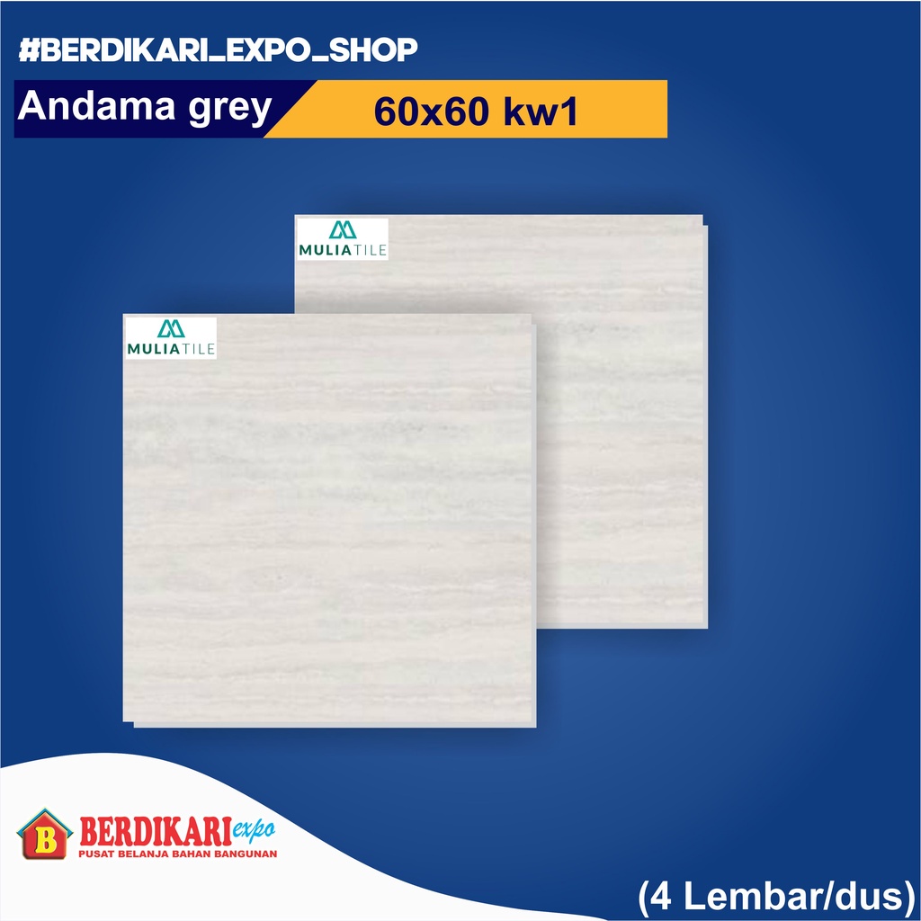 ANDAMA GREY  KERAMIK MULIA UK 60X60