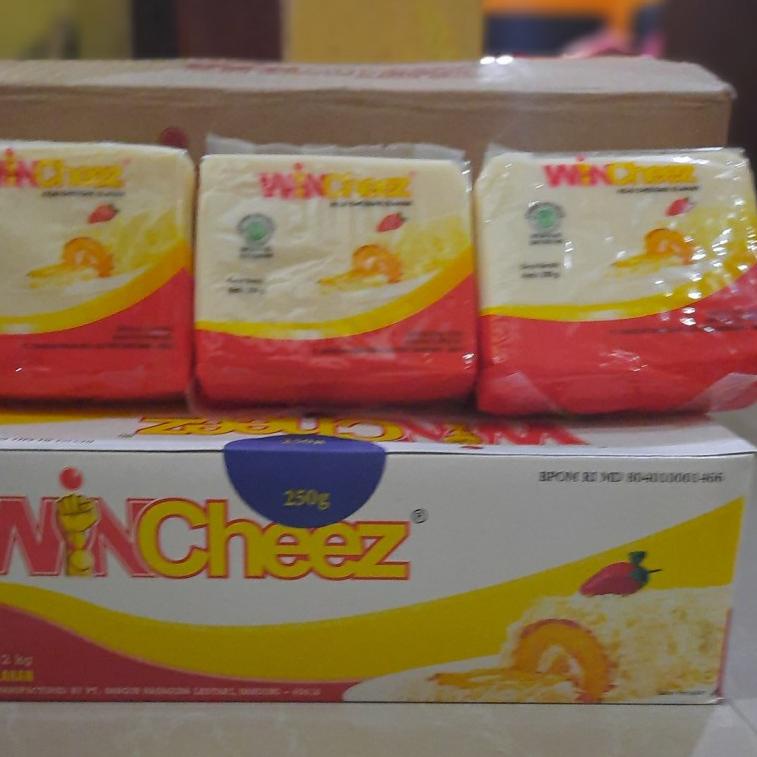 

➹ Keju wincheez isi 8 x 250 gram , cheese cheddar blok 250gr box ۩