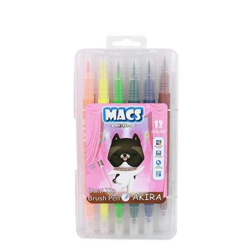 

SPIDOL MACS 18112 12 COLORS DUAL TIP