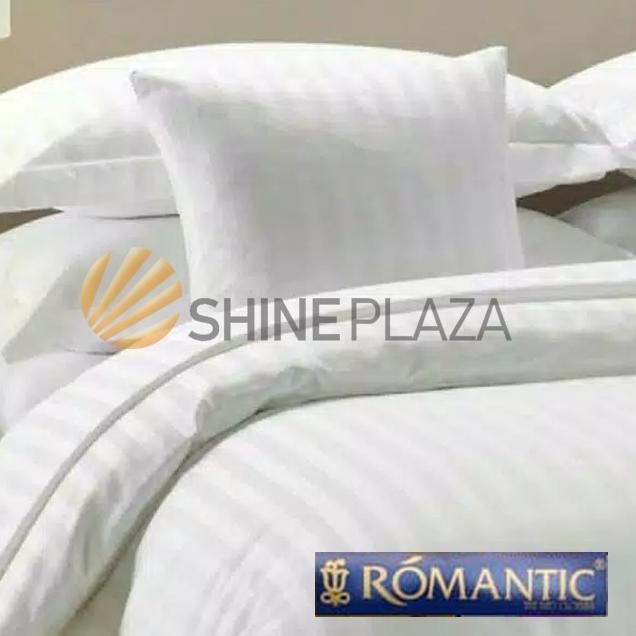 TERMURAH Romantic Hotel Bedcover Set Putih - Bedcover Hotel Putih