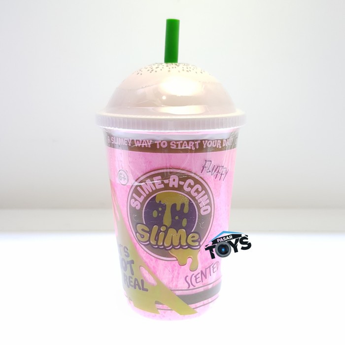Pink Slime-A-Ccino Fluffy Scented Milkshake It'S Not Real #Original