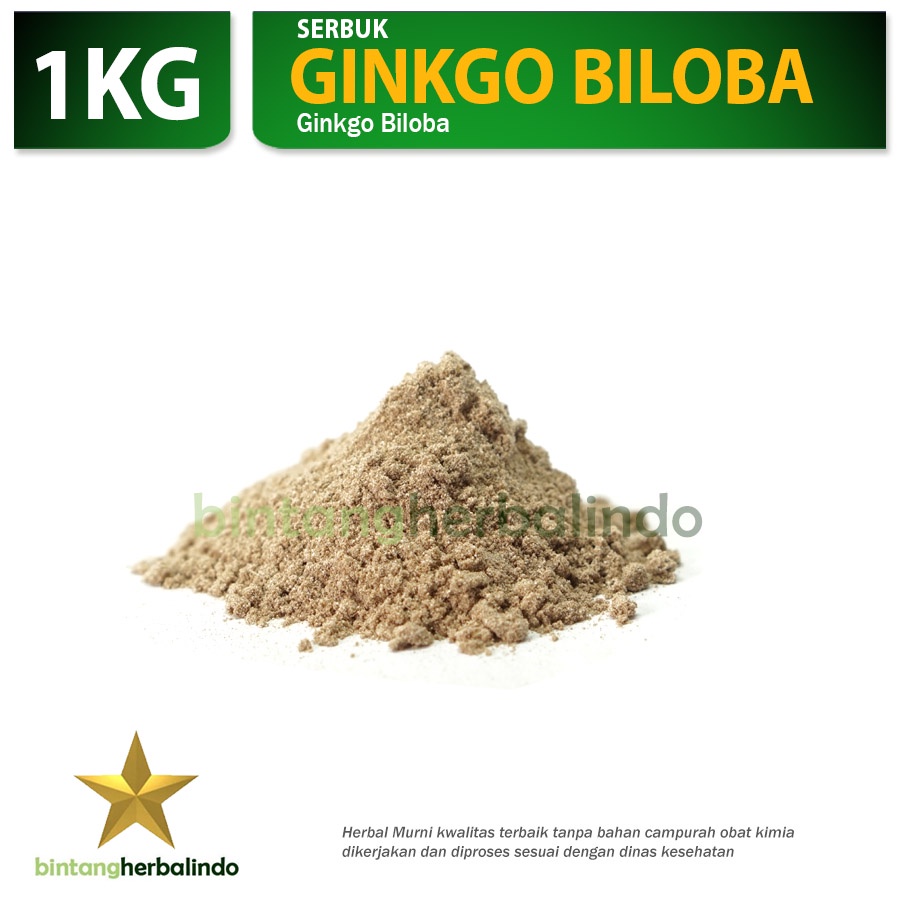

GINKGO BILOBA extarct 1kg Herbal Daya Ingat Fokus Konsentrasi Anti Aging & Stamina Tubuh