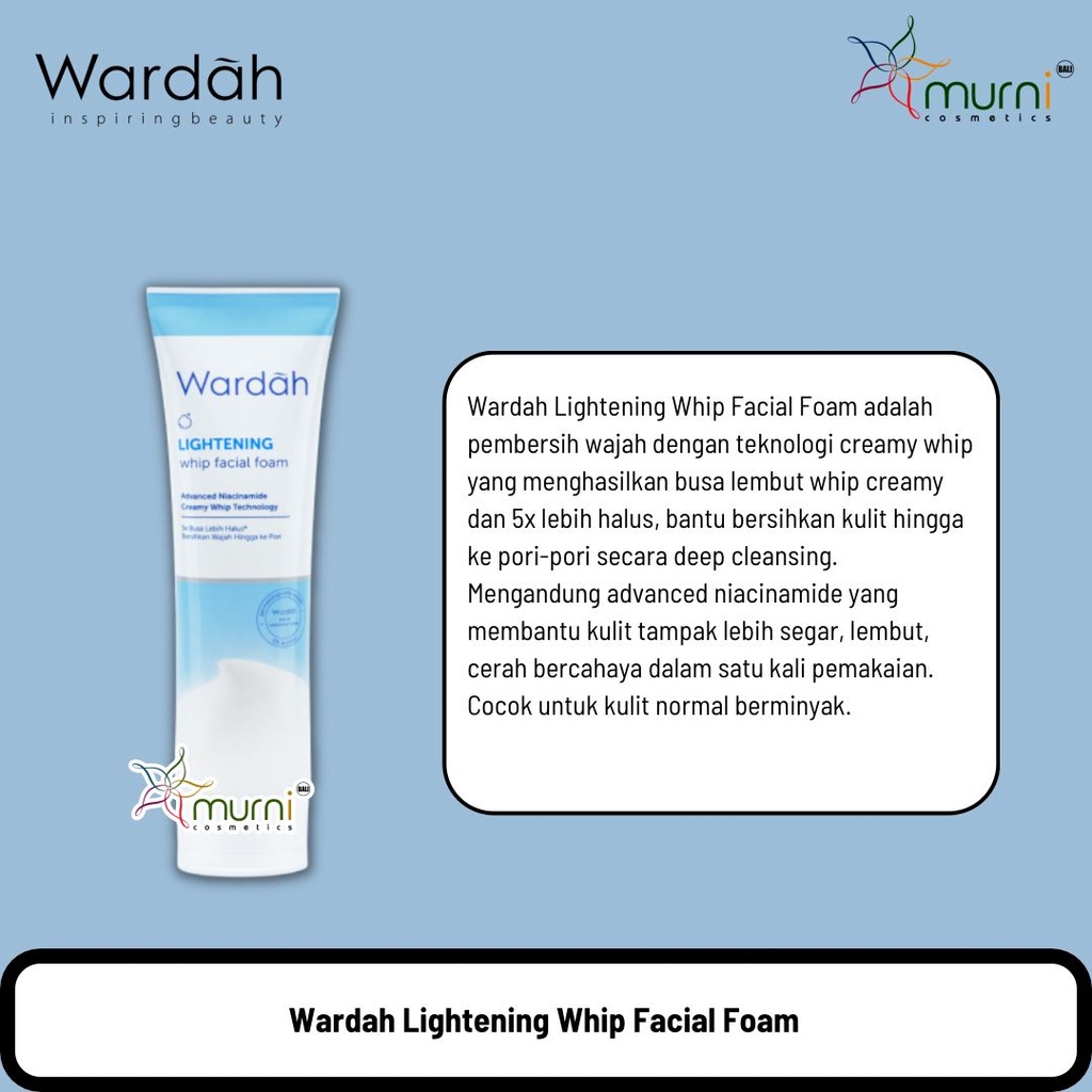 WARDAH Lightening Whip Facial Foam